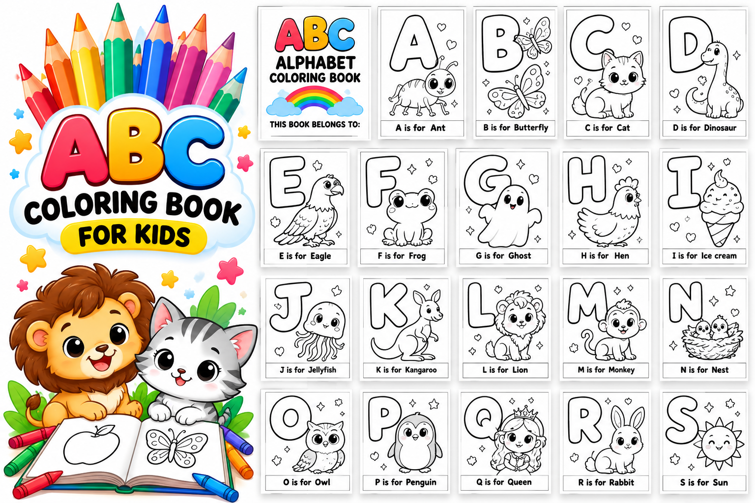 ABC Coloring Book